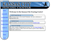 Tablet Screenshot of kcfencing.org